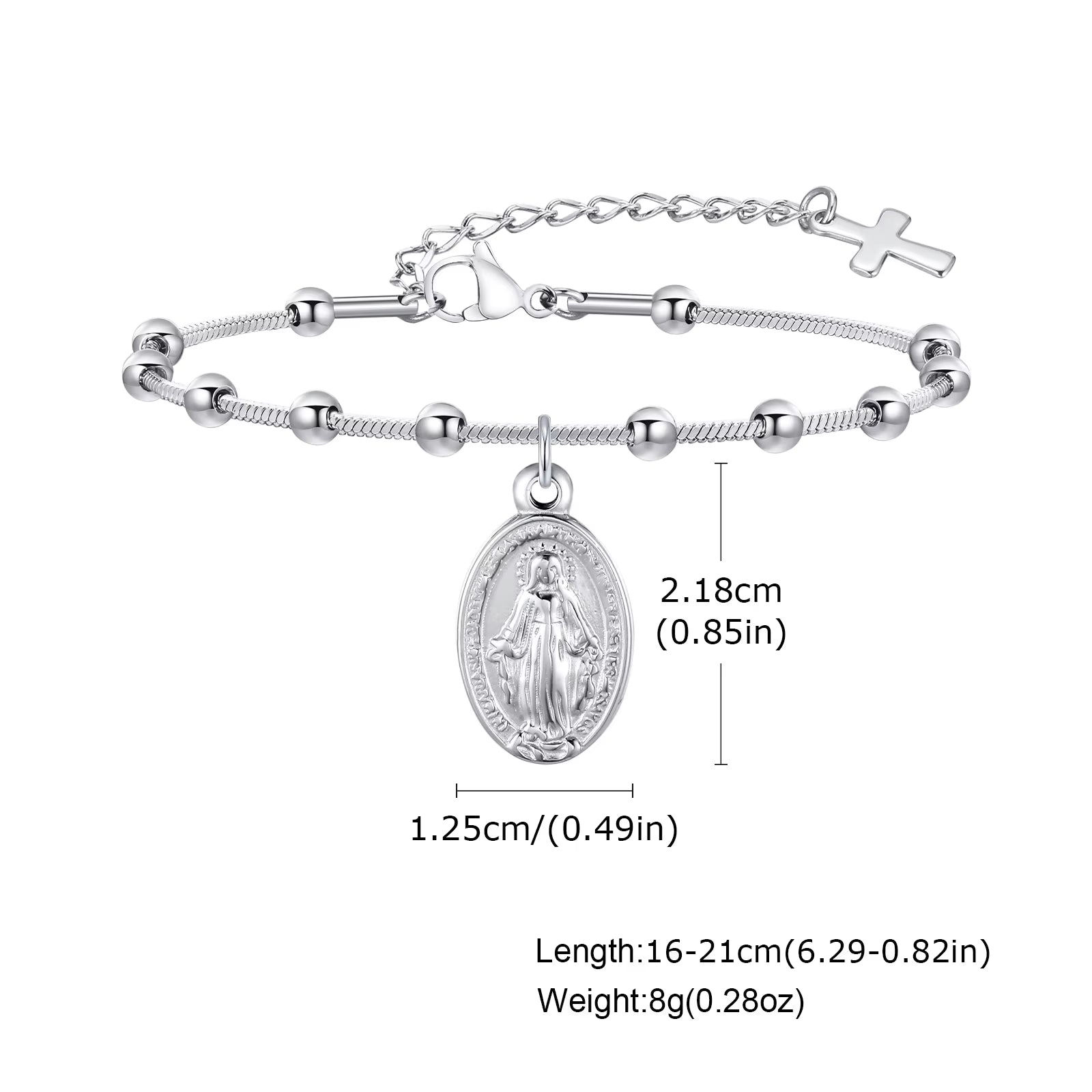 Divine Grace Rosary Bracelet – Faith Woven in Golden Beauty